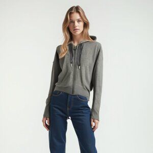 ❤️ Athleta Heather Gray Hoodie S